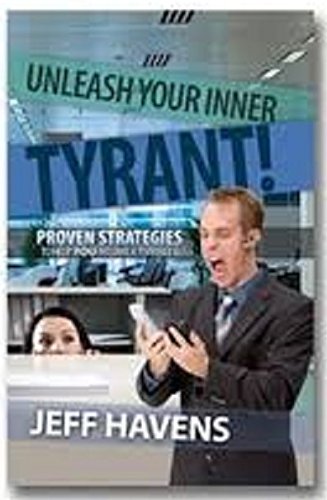 Book with front cover of a man wearing suit shouting