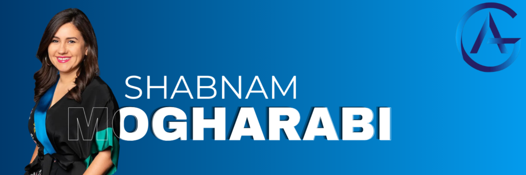 Shabnam Mogharabi keynote speaker banner