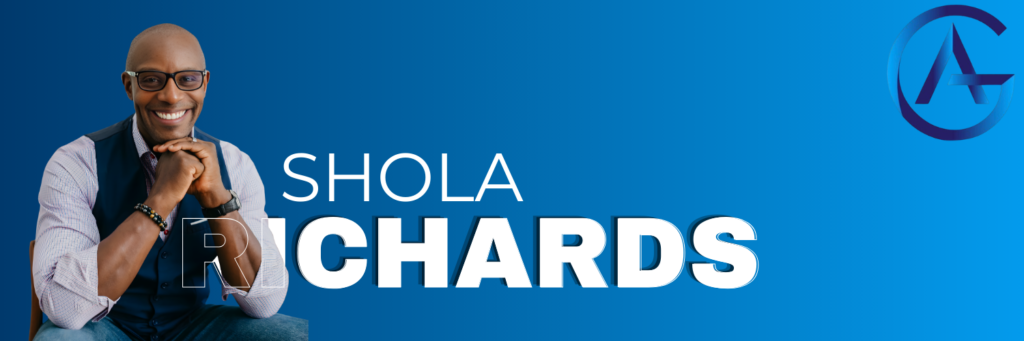 Shola Richards keynote speaker banner